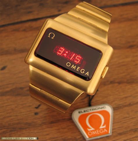 omega led digital watch|omega digital watch 1970s.